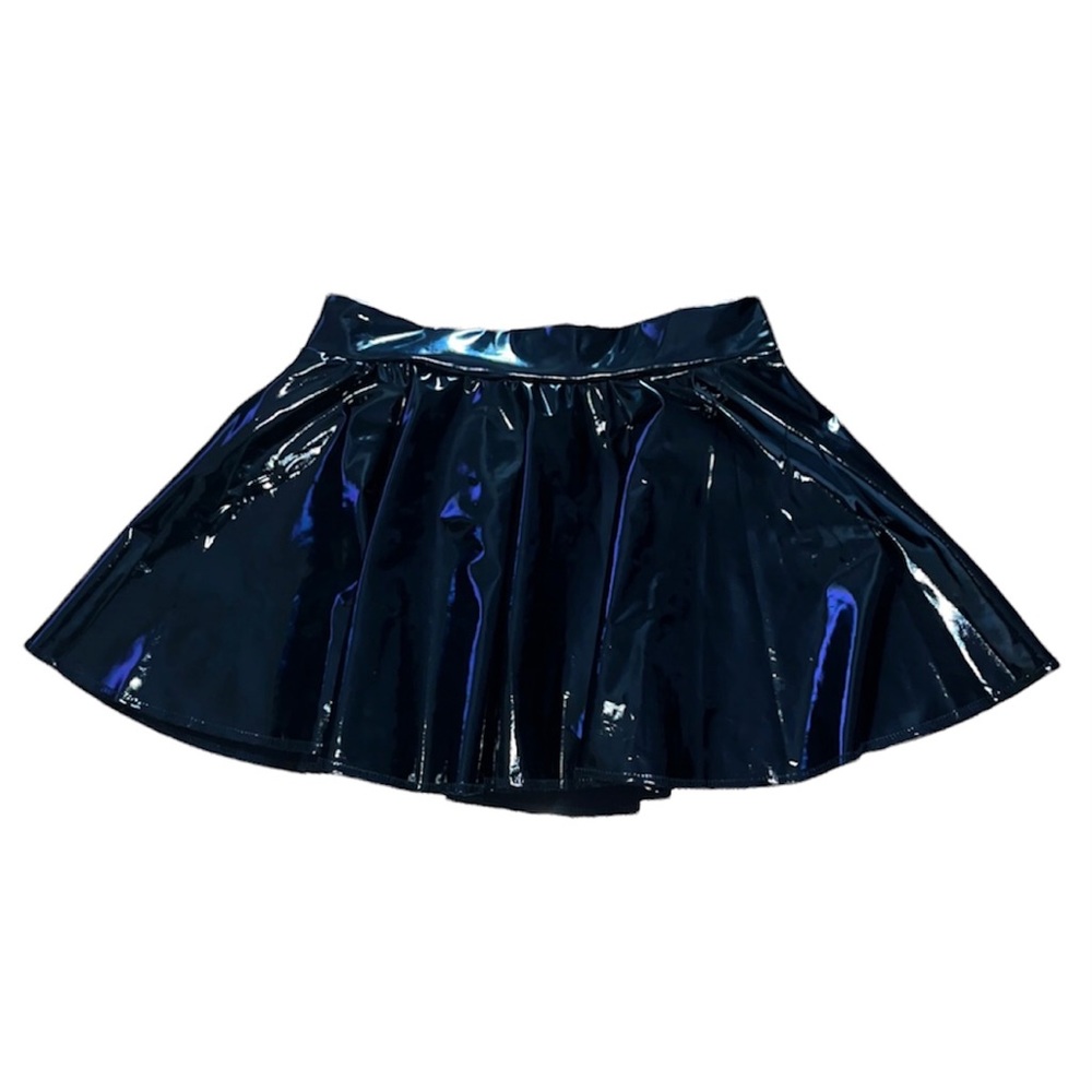 PVC mini rave skirt
